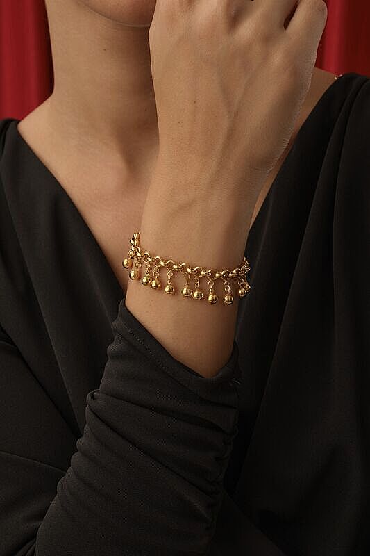 14k Top Sallantılı Bileklik - 1